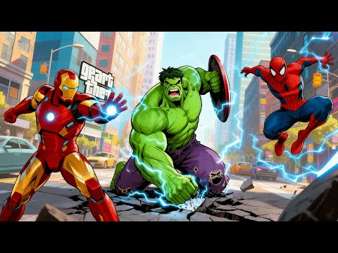 SPIDER-MAN, IRON MAN, HULK GAME ANIMATION