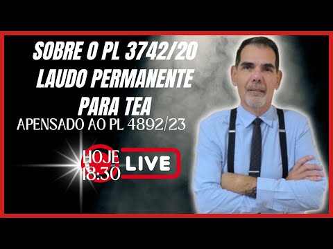 LAUDO PERMANENTE PARA TEA, PL 3742/20,  (APENSADO A PL 4892/23)