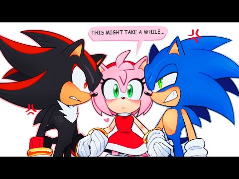 Два парня...?! - Соник x Эми (Sonamy) Комикс Дубляж Компиляция