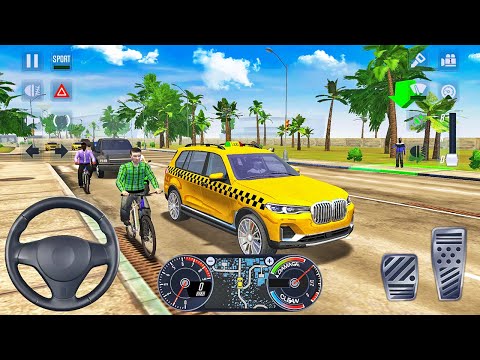 BMW X7 Taxi Driving in Los Angeles - Taxi Sim 2020 - Android Gameplay
