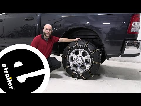 How to Set Up Your Titan Chain Alloy Snow Chains w/ Cams for Wide Base Tires on a 2022 Ram 3500