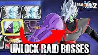 How To Unlock ALL My Raid Bosses! Xenoverse 2 Playable Demigra, Final Form Mira, & Corrupted Zamasu