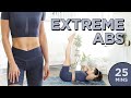 Extreme Abs Workout 25 Min At Home Upper Abs Lower Abs Obliques Total Core Pilates Routine