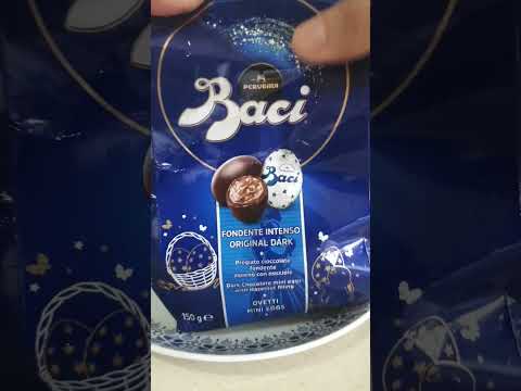 BACI ORIGINAL DARK CHOCOLATE YUMMY|SOUND ASMR|#shortsvideo #shorts #short #asmr