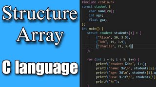 Complete Guide to Using Array of Structure in C Programming for Beginners.