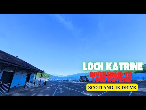 Loch Katrine Scotland 4k Drive: Inversnaid to Loch Katrine Beautiful Summer 360 Experience Drive
