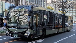 名古屋SRT（教習車）が中区役所交差点を左折