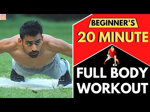 20 Min Full Body Workout For Beginners (Follow Along) | Men & Women