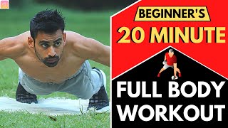 20 Min Full Body Workout For Beginners (Follow Alo