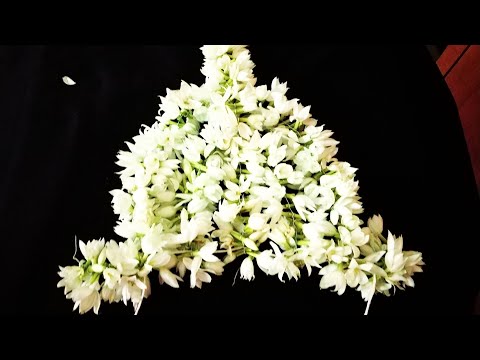 Jasmine flower dandi ||ಮಲ್ಲಿಗೆ ಹೂವಿನ ದಂಡಿ||Huvina dandi tale mele hakuvudake
