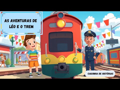 As Aventuras de Léo e o Trem Mágico/História infantil/ livro infantil/ áudio livro/ leitura