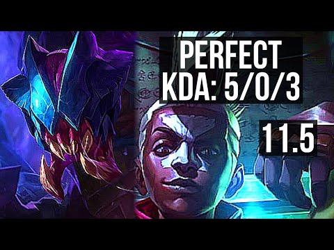 REK'SAI vs EKKO (JUNGLE) | 5/0/3, 1.1M mastery, 300+ games | KR Diamond | v11.5