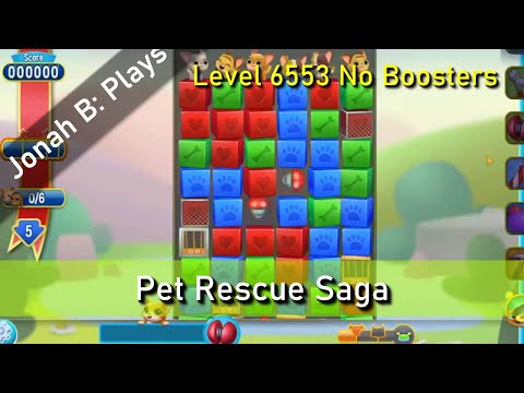 Pet Rescue Saga Level 6553 No Boosters