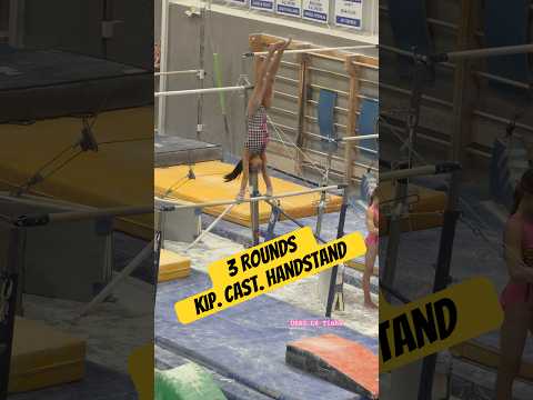 3 rounds. Kip. Cast. Handstand. #gymnastics #gymnasticslife #kip #handstand #gymnasticscoach
