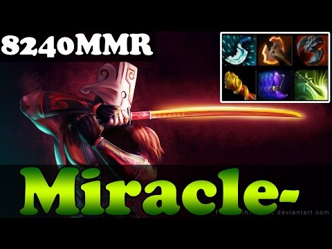 Dota 2 - Patch 6.86 : Miracle- 8240MMR Plays Juggernault vol 4 - Ranked Match Gameplay