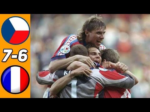 Czech Republic 0-0 (6 x 5) France (Zidane, Nedved) ●UEFA Euro 1996 Extended Goals & Highlights