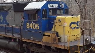 preview picture of video 'CSX Q217 Through Avalon With Lots of Graffiti'