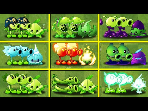 Best 16 Team Pea & Mint - Pvz 2 Team Pea Vs Team Pea - Which Team Plant Will Win?