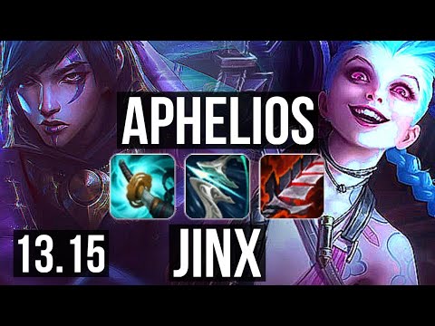 APHELIOS & Soraka vs JINX & Senna (ADC) | 10/1/10, 67% winrate, Legendary | NA Challenger | 13.15