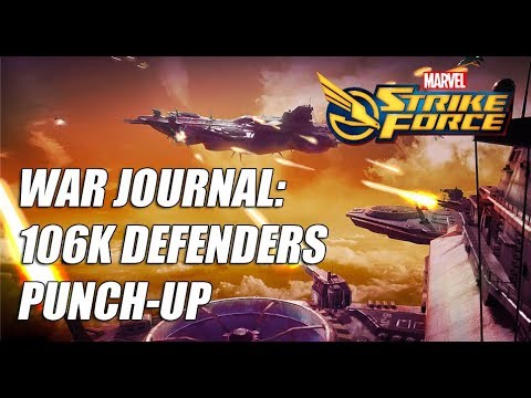 WAR JOURNAL: How to Punch-Up Against Defenders in Alliance War - Marvel Strike Force (MSF)