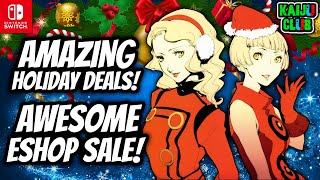 THE AMAZING HOLIDAY SALE! AWESOME Nintendo Switch Eshop Sales! 90+ GREAT GAMES!