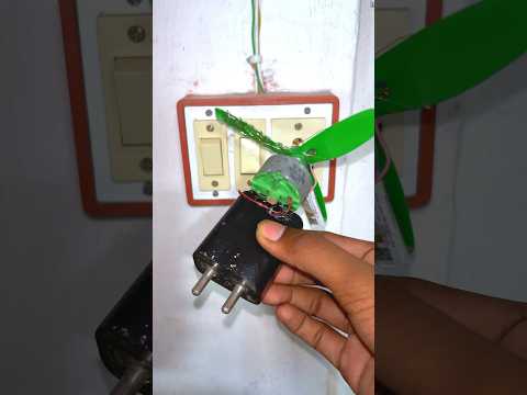 Dc motor life hack with 3-wing drone propeller