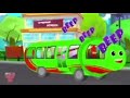 Crayons Nursery Rhymes Wheels On The Green Bus Backwards