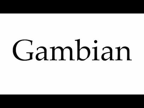 How to Pronounce Gambian