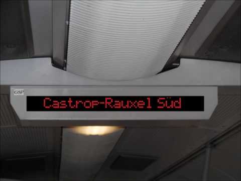 Ansagen aus der RB 43 von Dorsten - Dortmund Hbf