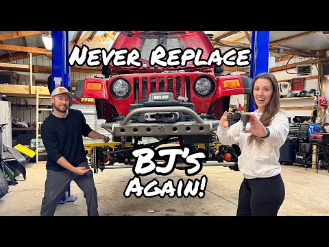Installing Balljoint Deletes On Cassie's LS Swapped Jeep Wrangler!