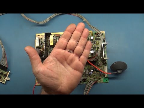 25" K7400 Arcade Monitor Chassis Repair - Blown C808, No Brightness Control, No TP201 Voltage