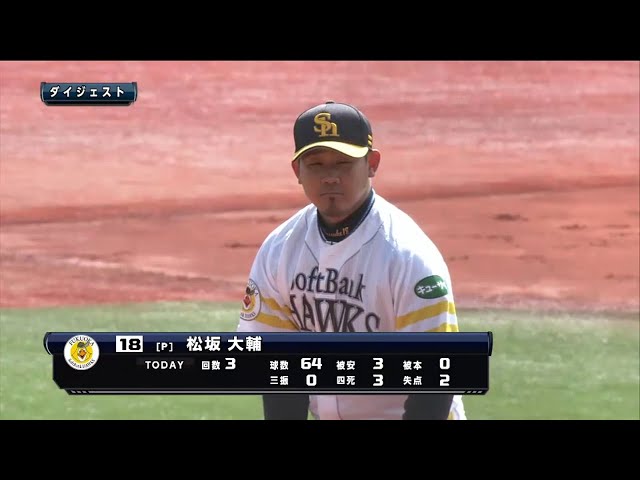 3/10 ホークス対ジャイアンツ ハイライト