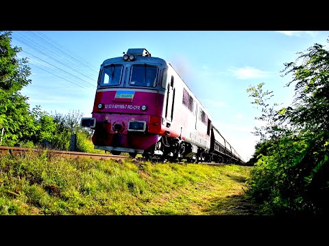 Long Freight Train C.F.R.Marfă with cool engineer & horns-Valea lui Mihai-Romania-08.09.2020