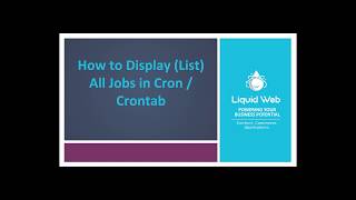 How To Display (list) All Jobs In Cron/Crontab