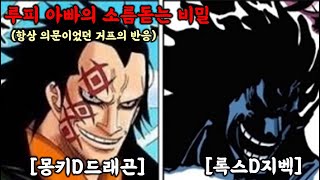 (원피스) 루피 아빠의 소름돋는 네타떡밥 D를 주목해주세요 one piece 원피스1004화 까지 공개