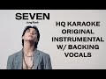 정국 Seven (HQ Karaoke - Instrumental - Backing vocals) - Jung Kook feat Latto