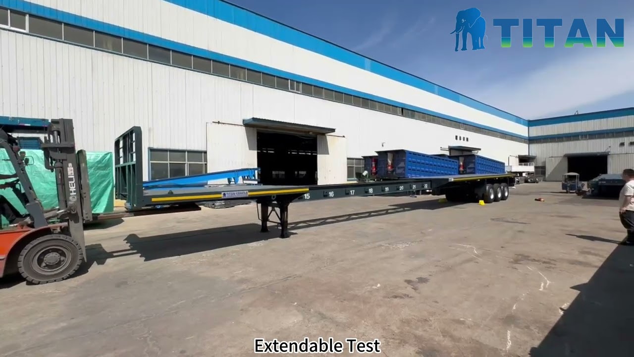extendable flatbed trailer