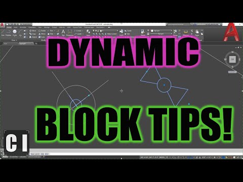 AutoCAD Create a Block with Scale & Rotate Parameters - Dynamic Block Tips | 2 Minute Tuesday