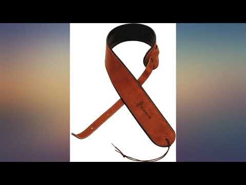 Martin Premium Rolled Leather Guitar Strap - Brown review