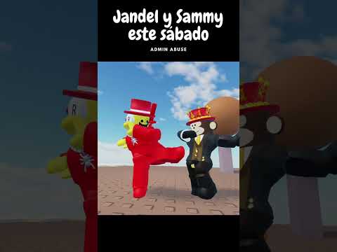 Jandel y sammy este sábado , admin abuse  #roblox #robaunbrainrot  #robloxedit #growagarden