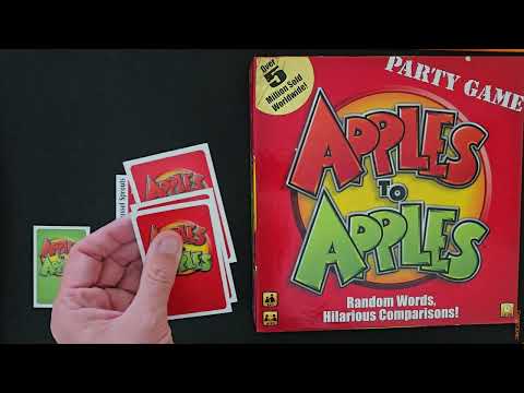 How to setup play and review Apples to Apples 