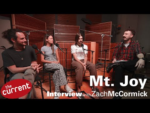 Interview with Matt Quinn, Jackie Miclau and Sam Cooper of Mt. Joy at The Current