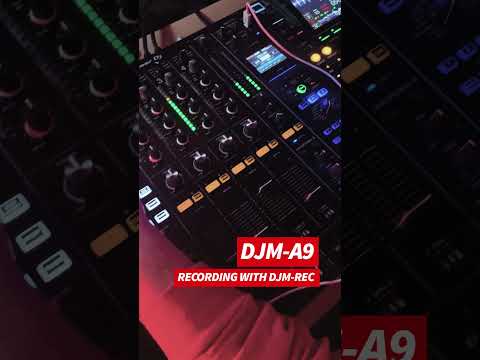 Record your mix on the DJM-A9 with DJM-REC
