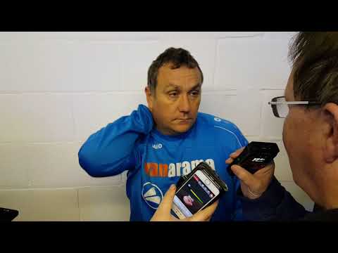 Post-match Micky Mellon (Dag & Red)