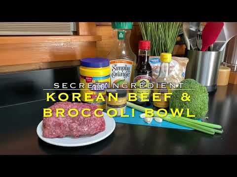 Korean Ground Beef & Broccoli Bowl