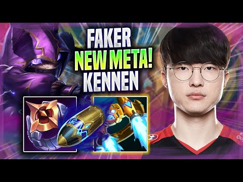 FAKER CRAZY NEW META KENNEN MID! - T1 Faker Plays Kennen MID vs Yone! | Season 2022