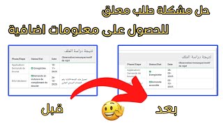 حل مشكلة طلب معلق للحصول على معلومات اضافية في ملف منحة الجامعية  2025