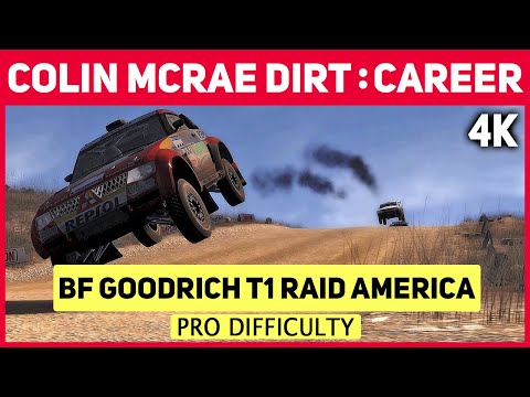 Colin McRae DiRT in 4K - Career - #49 BF Goodrich T1 RAID America - Pro Difficulty