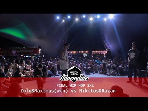 Hip-hop 2vs2 Final @Adrenaline Fest World Final Z-Games 2016