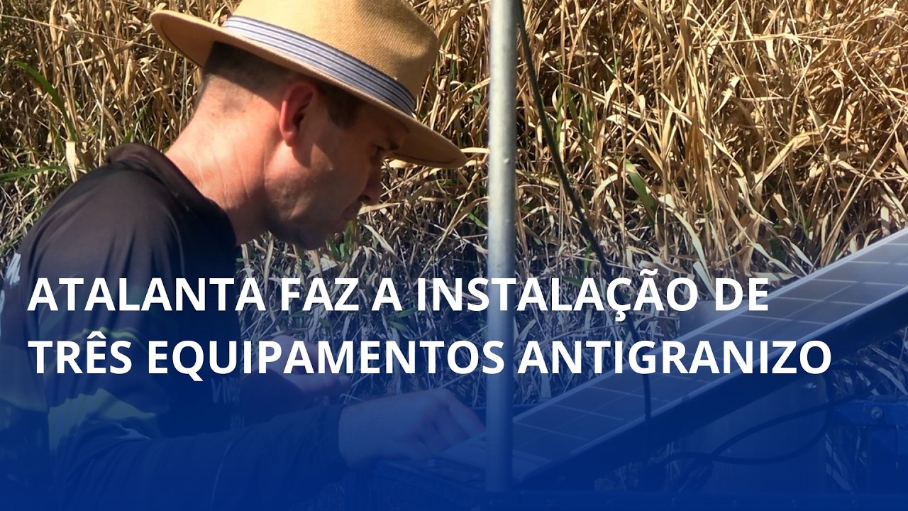 Sistema antigranizo. Atalanta faz a instalação de três equipamentos